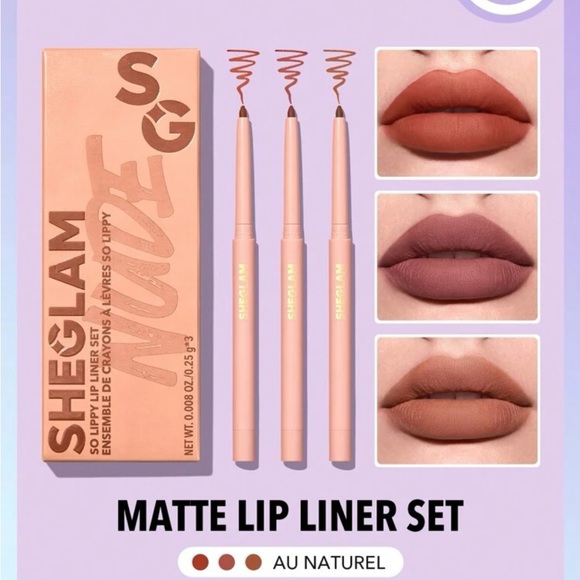 Rebellious Rose Other - Sheglam 3pc Lippy Lip Liner Set ❤️
